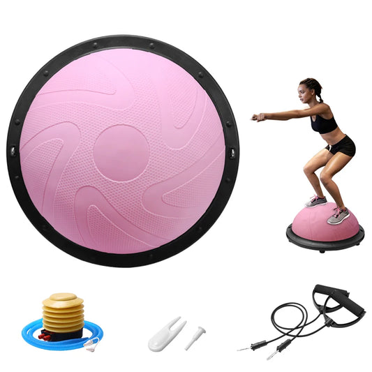 Yoga Balance Ball Strong Half Home Gym Fitness