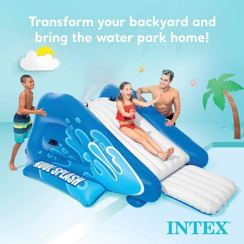 Kool Splash Inflatable Water Slide Swimming Pool Play