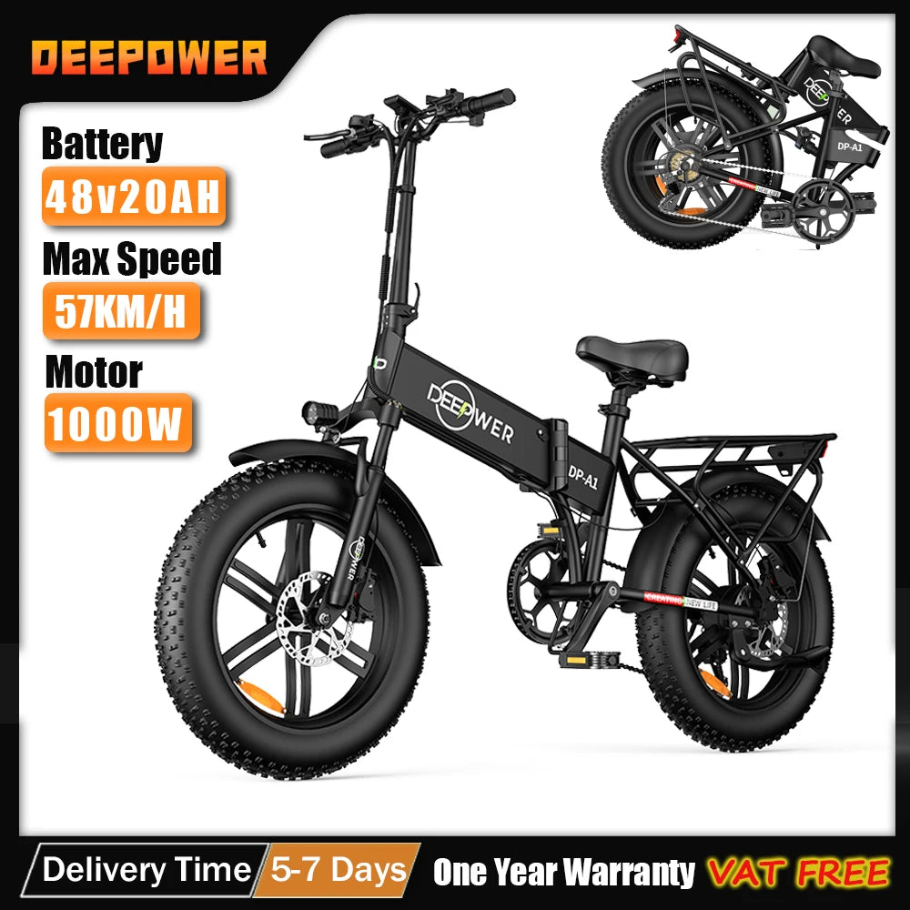 20 inch Adults Electric Bike Mountain - Outdoor Hobbies and Adventures