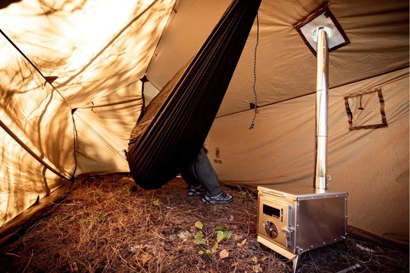 Tent Stove, Portable Wood Burning Stove for Winter