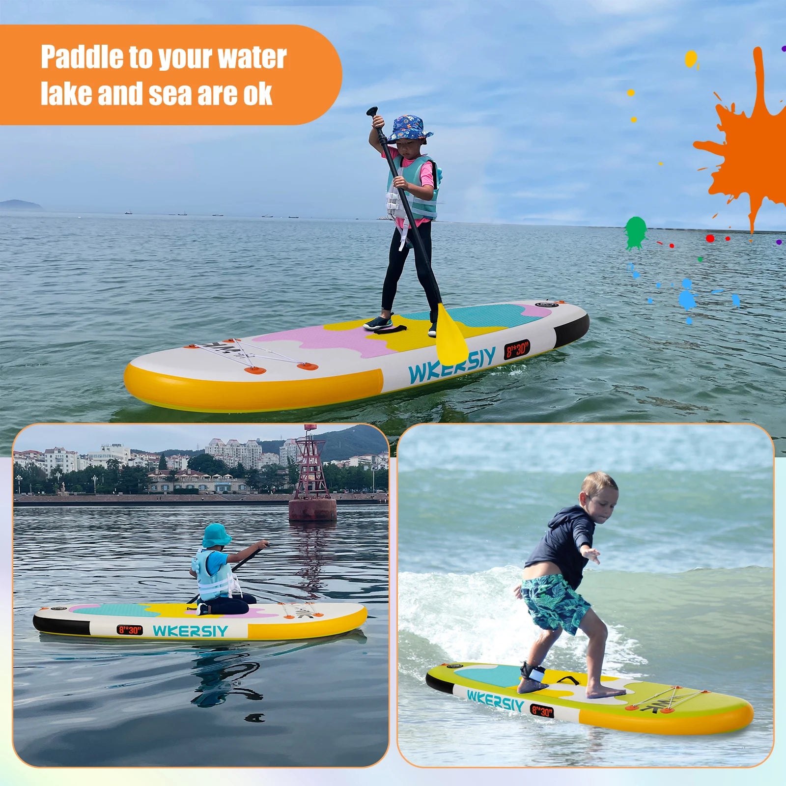 Stand Up Paddle Board with Paddle Pump - Outdoor Hobbies and Adventures