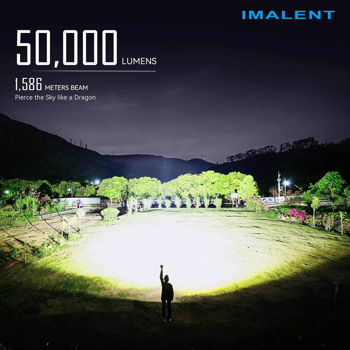 IMALENT Powerful Flashlight High Lumen 50000