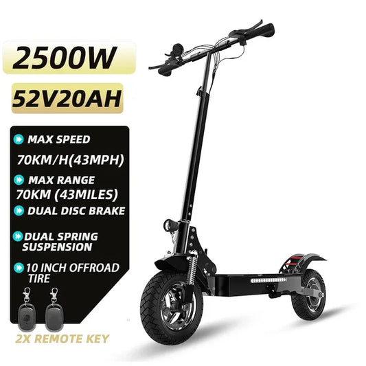 Electric Scooter  Folding 10 Inch Off-Road Tire