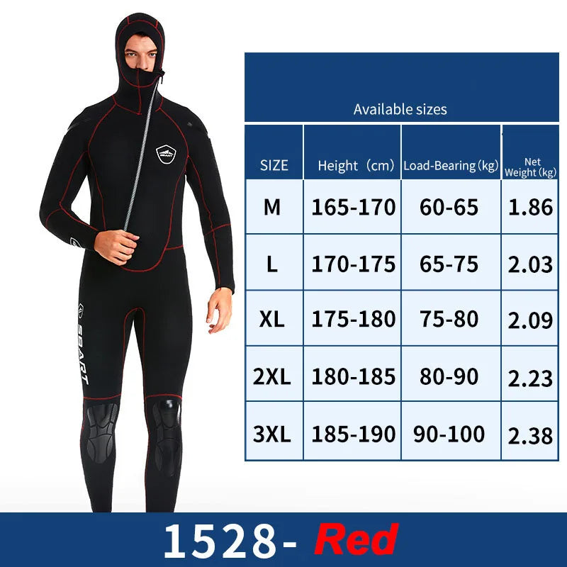 Wetsuit Thickened  Deep Dive Winter Swimming Equipment