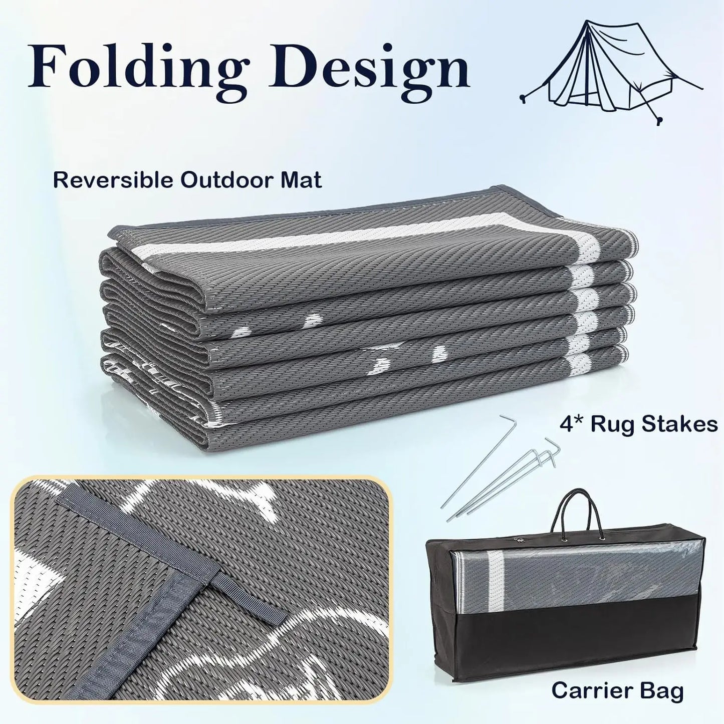 Rug for Camping, Camper Home Mat