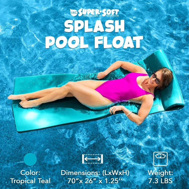 Recreation Foam Swimming Pool Float, Floating Water Lounger